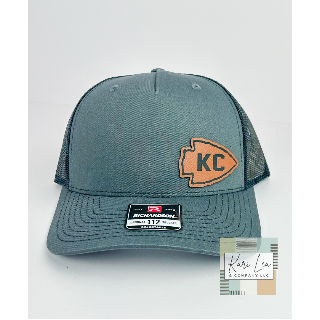 KC Inspired Leather Patch Hats