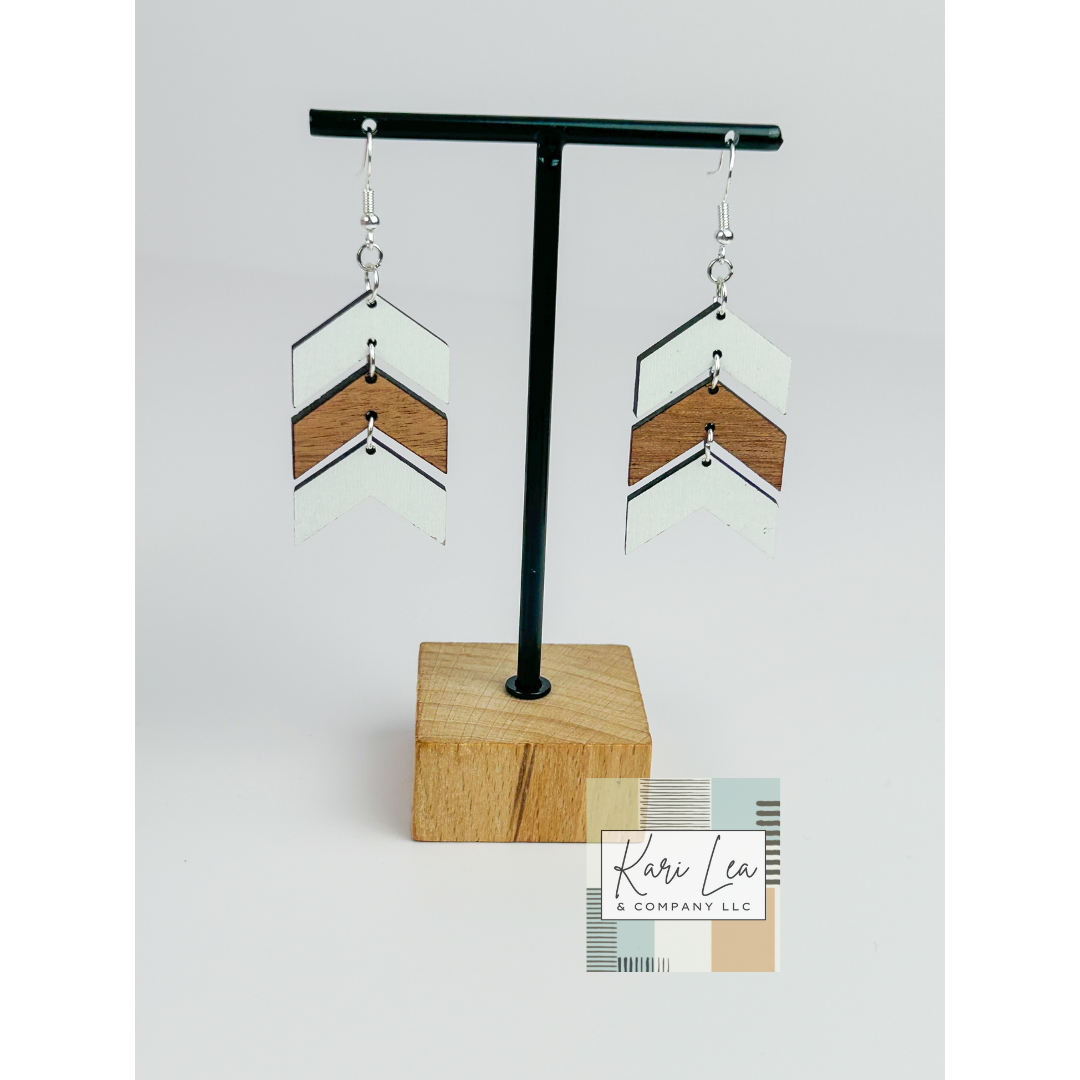 Chevron Dangle Earrings