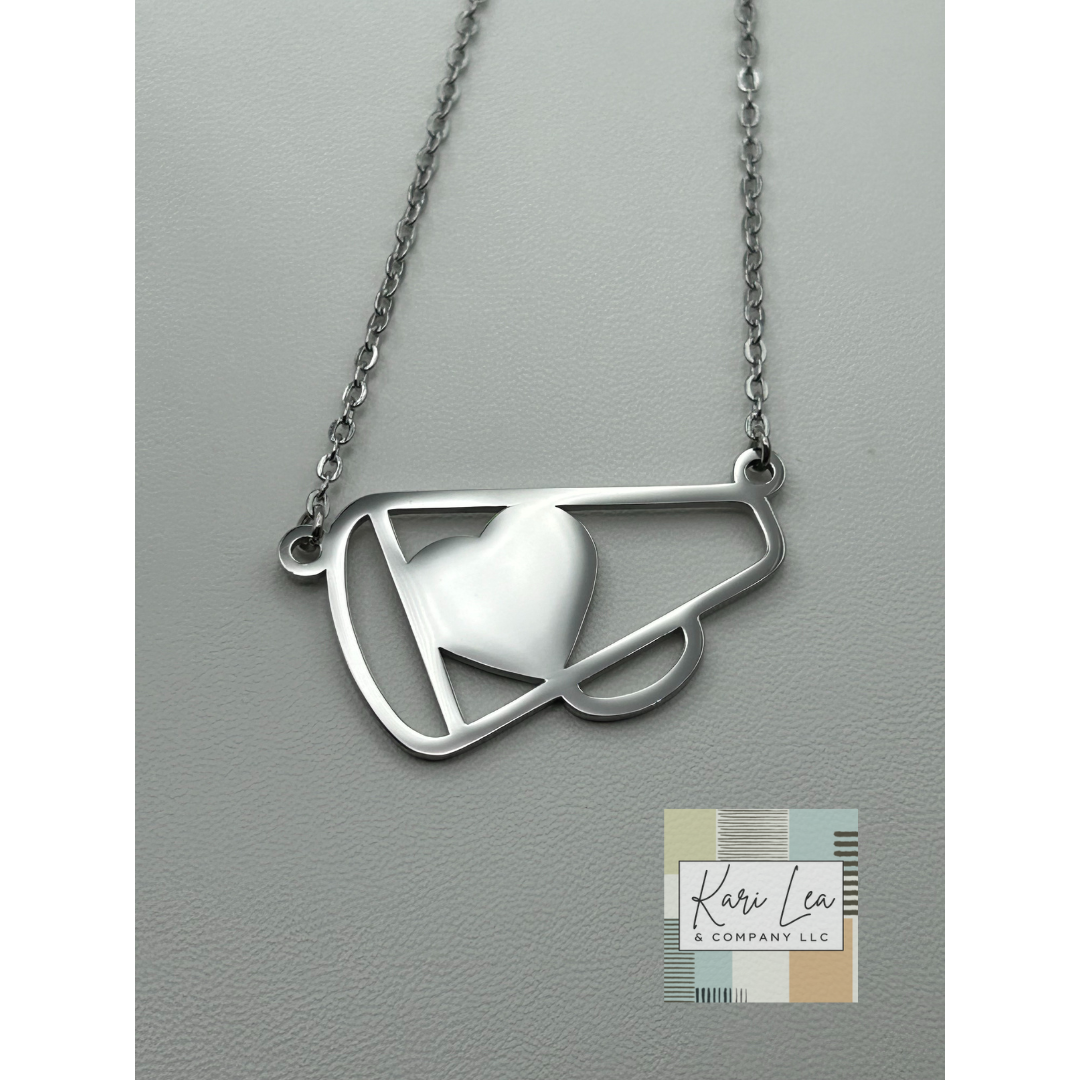 Sports Pendant Necklace (Football, Basketball, Baseball/Softball, Soccer, Cheer Megaphone, Paw Print))