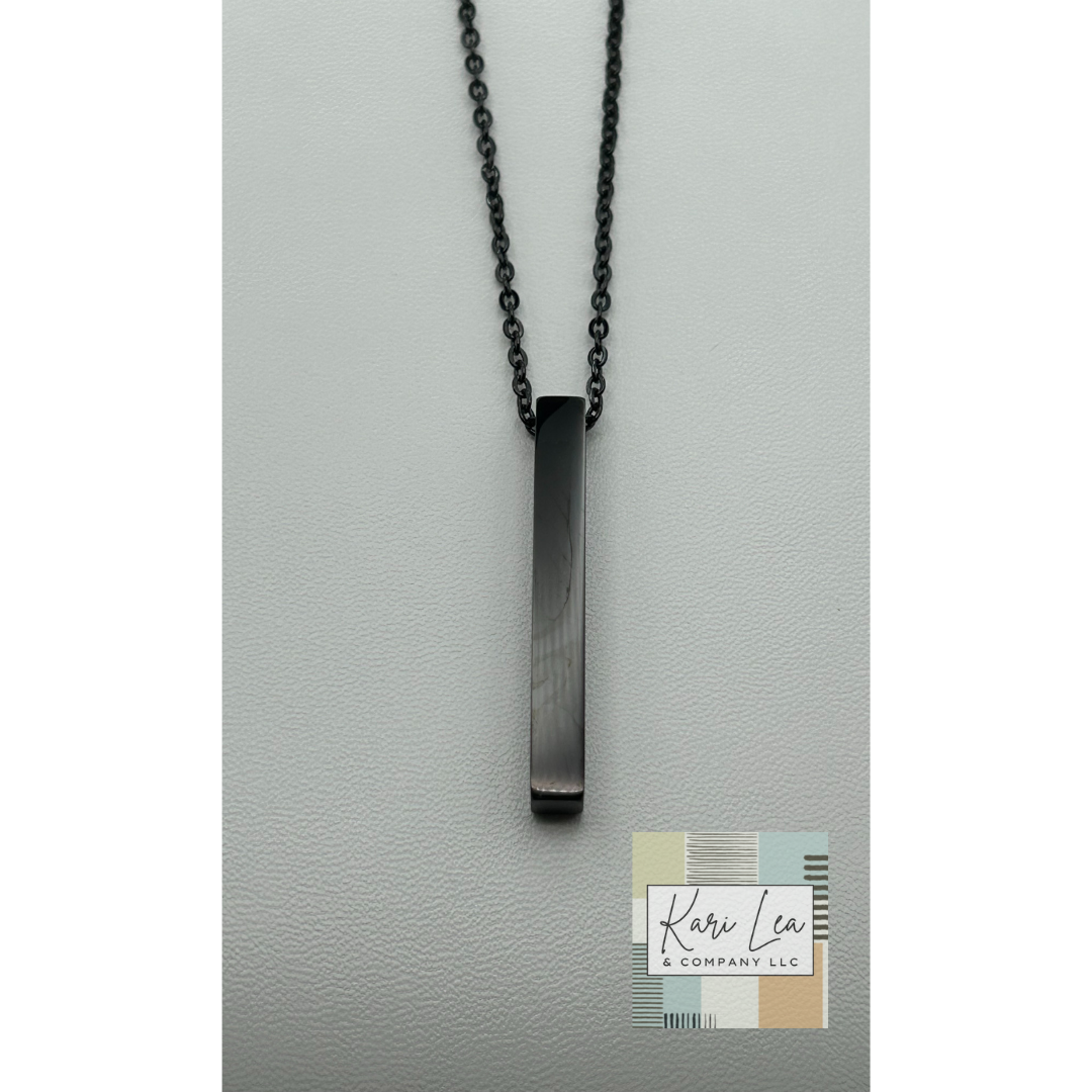 Custom Laser Engraved Necklace