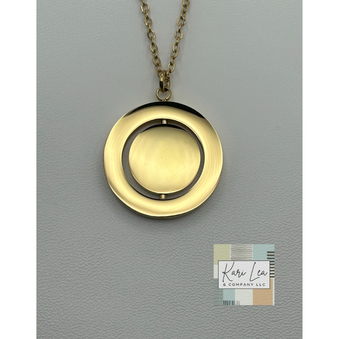 Custom Laser Engraved Necklace
