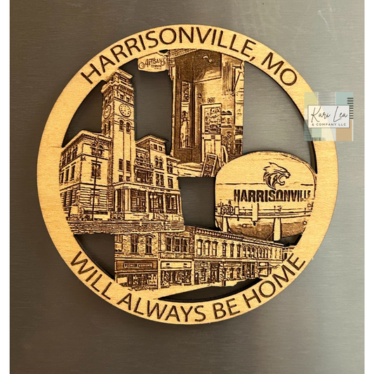 Harrisonville, MO Hometown - Ornament and/or Magnet