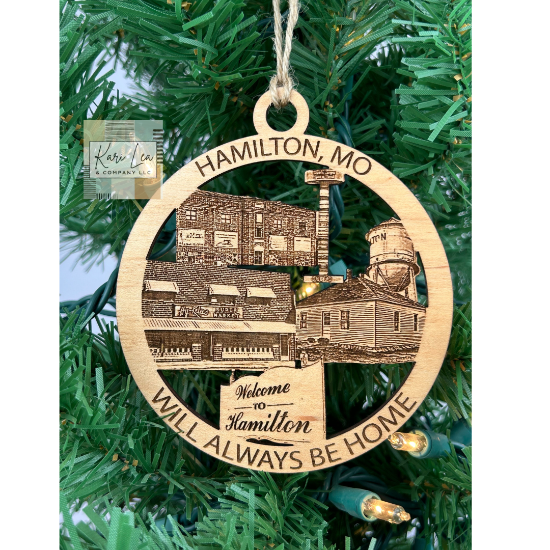 Hamilton, MO Hometown - Ornament and/or Magnet