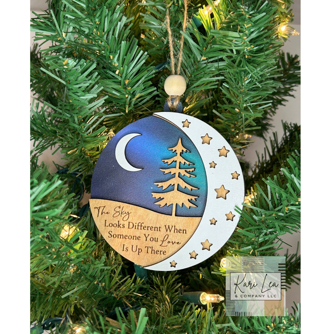 The Sky Looks Different Ornament and/or Magnet