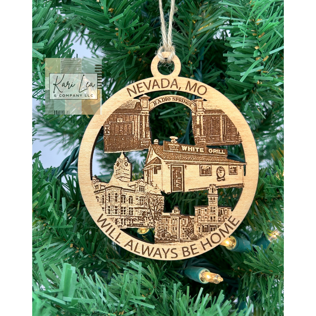 Nevada, MO Hometown - Ornament and/or Magnet