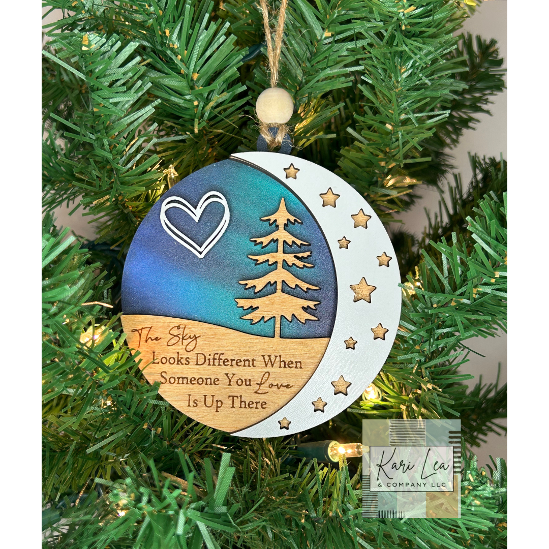 The Sky Looks Different Ornament and/or Magnet