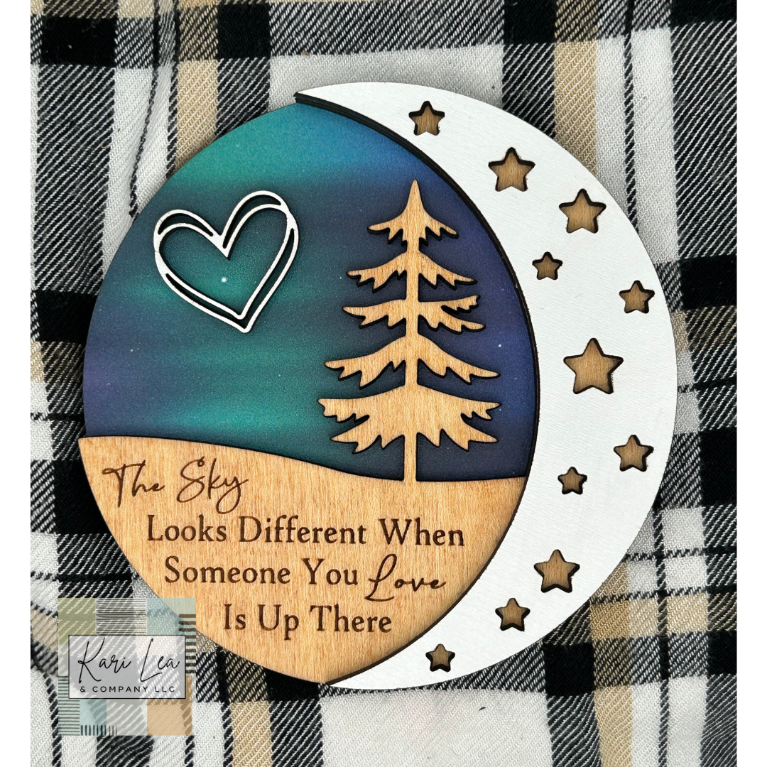 The Sky Looks Different Ornament and/or Magnet