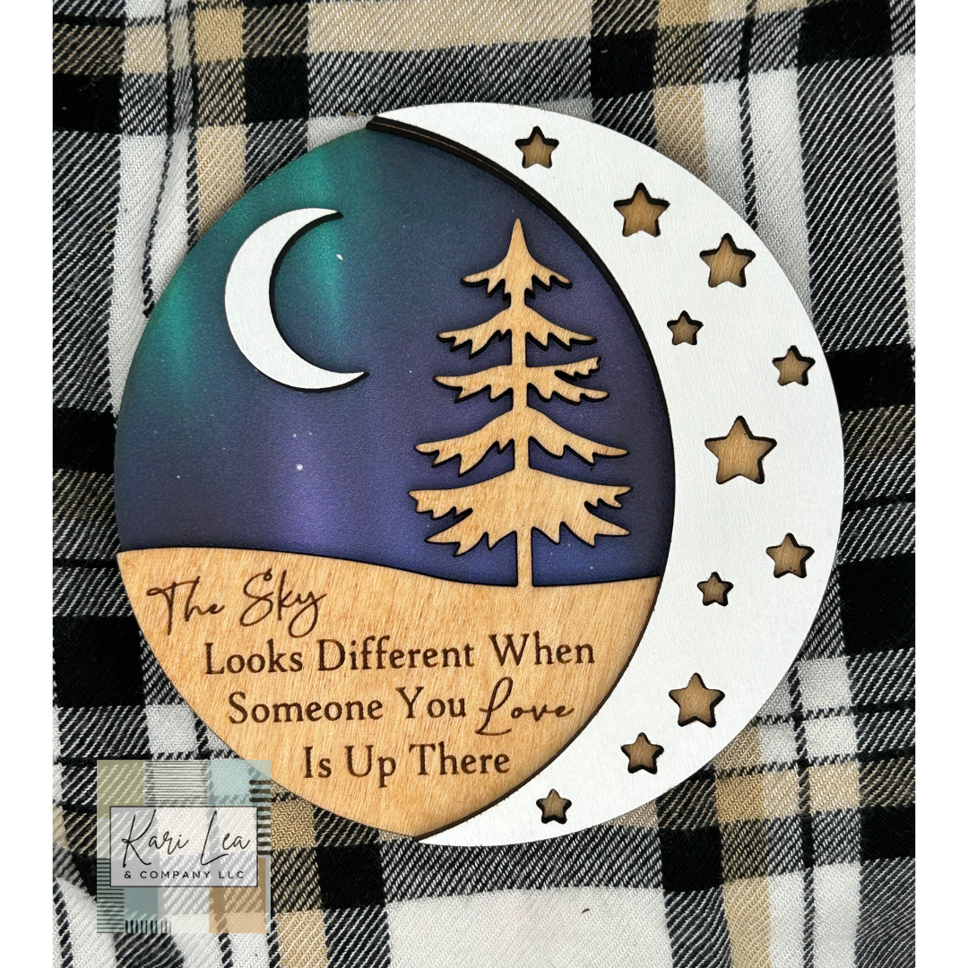 The Sky Looks Different Ornament and/or Magnet