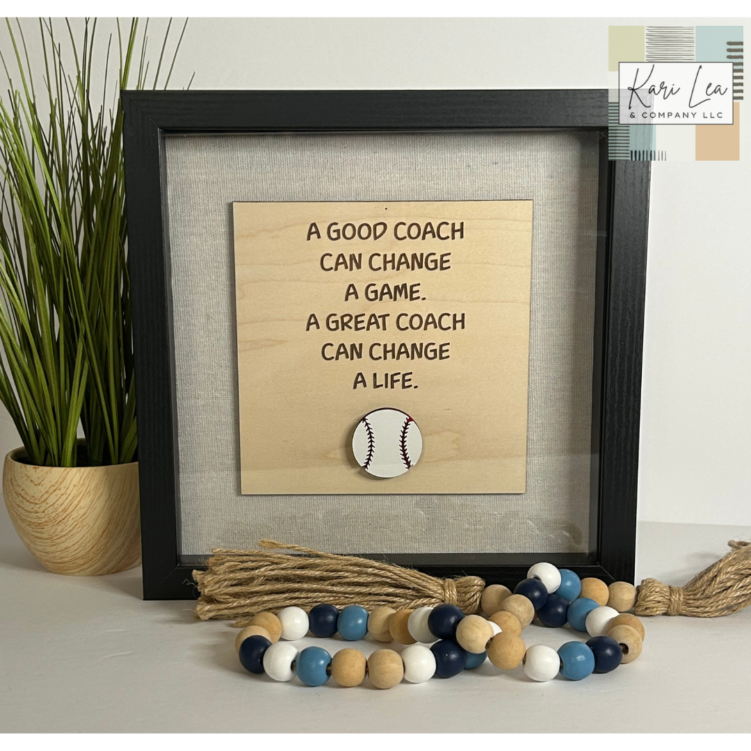 Coach's Gift Shadow Box