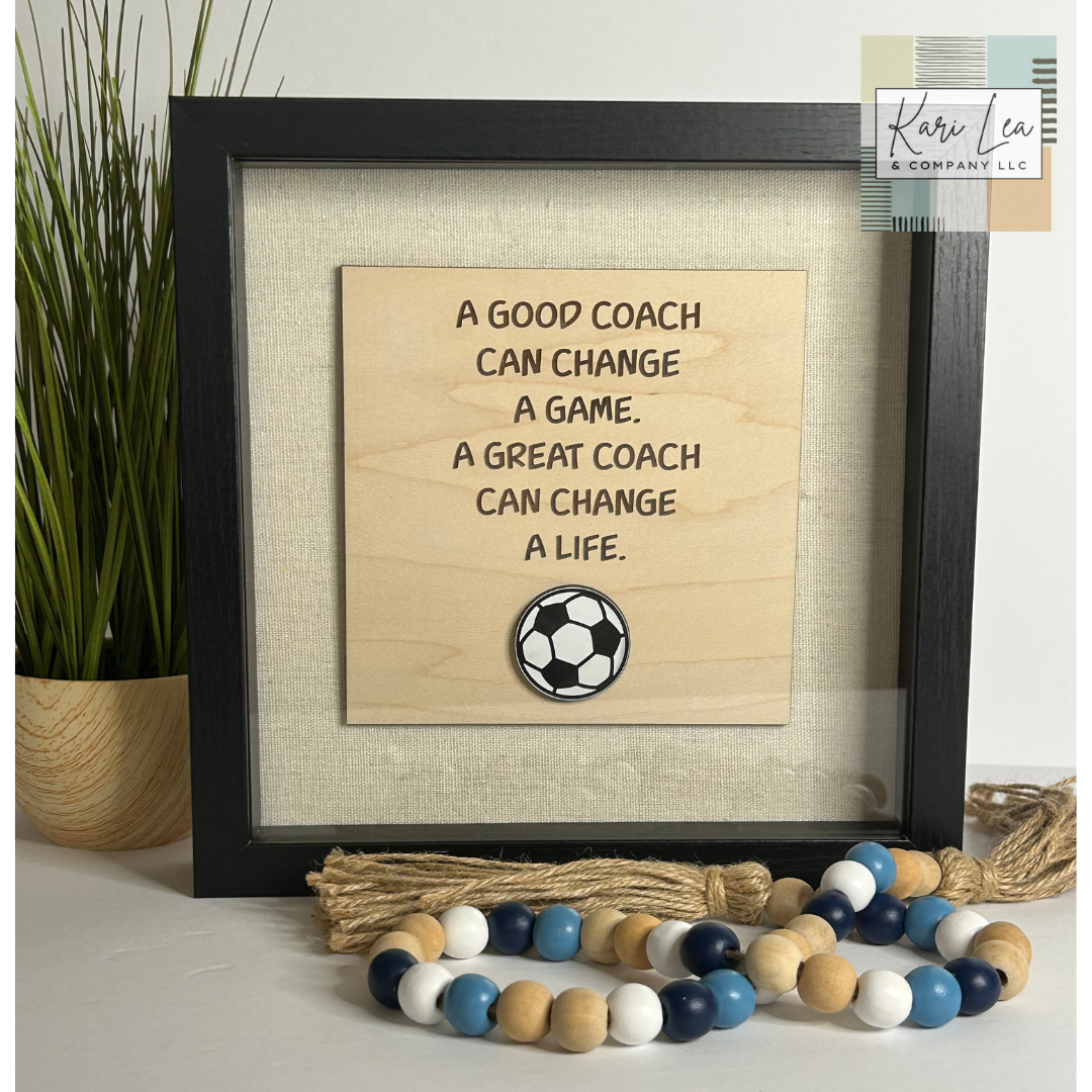 Coach's Gift Shadow Box