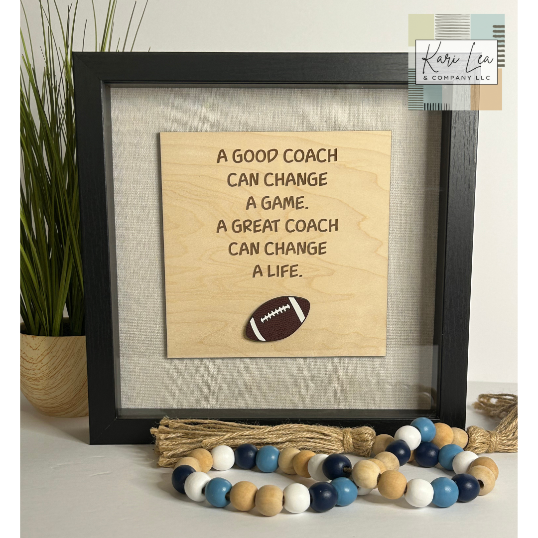Coach's Gift Shadow Box