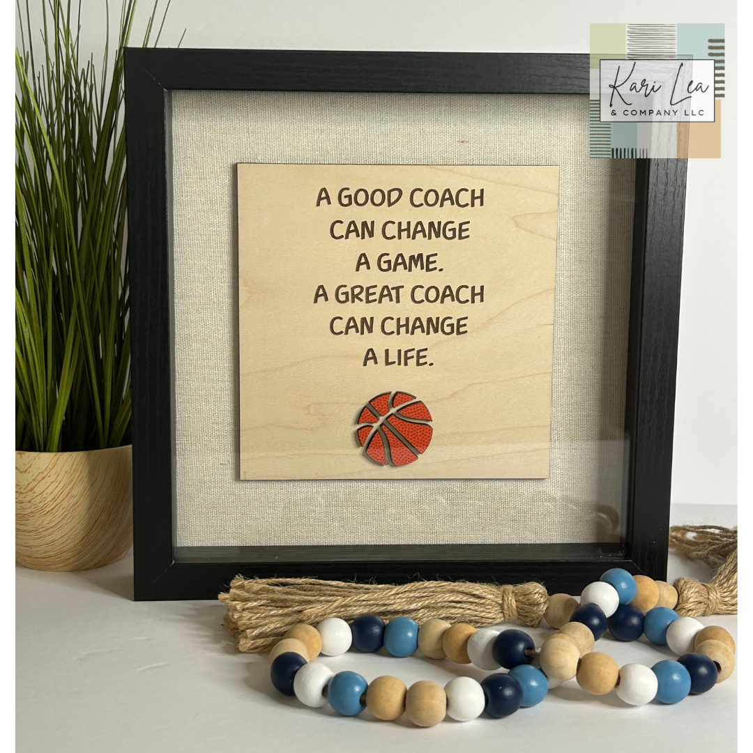 Coach's Gift Shadow Box