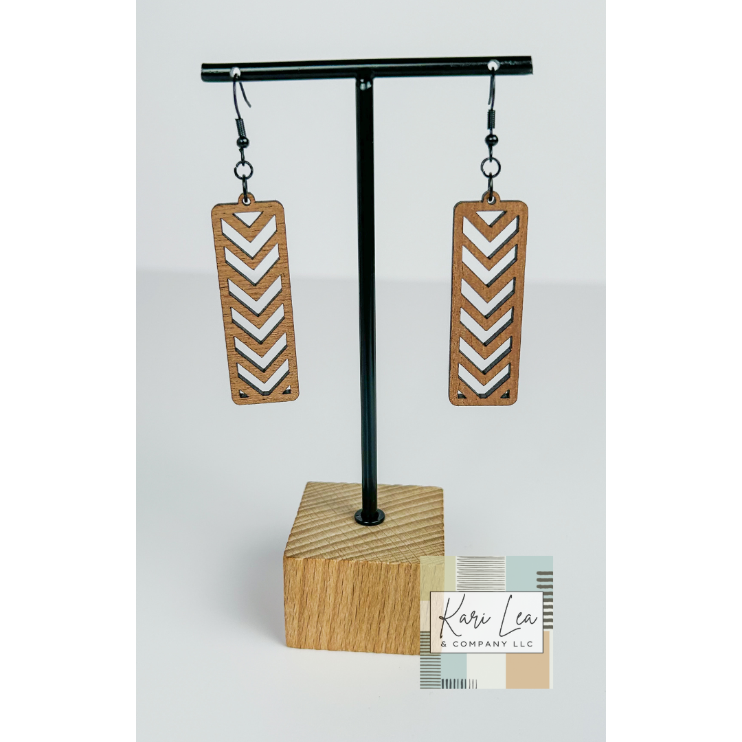Chevron Bar Earrings