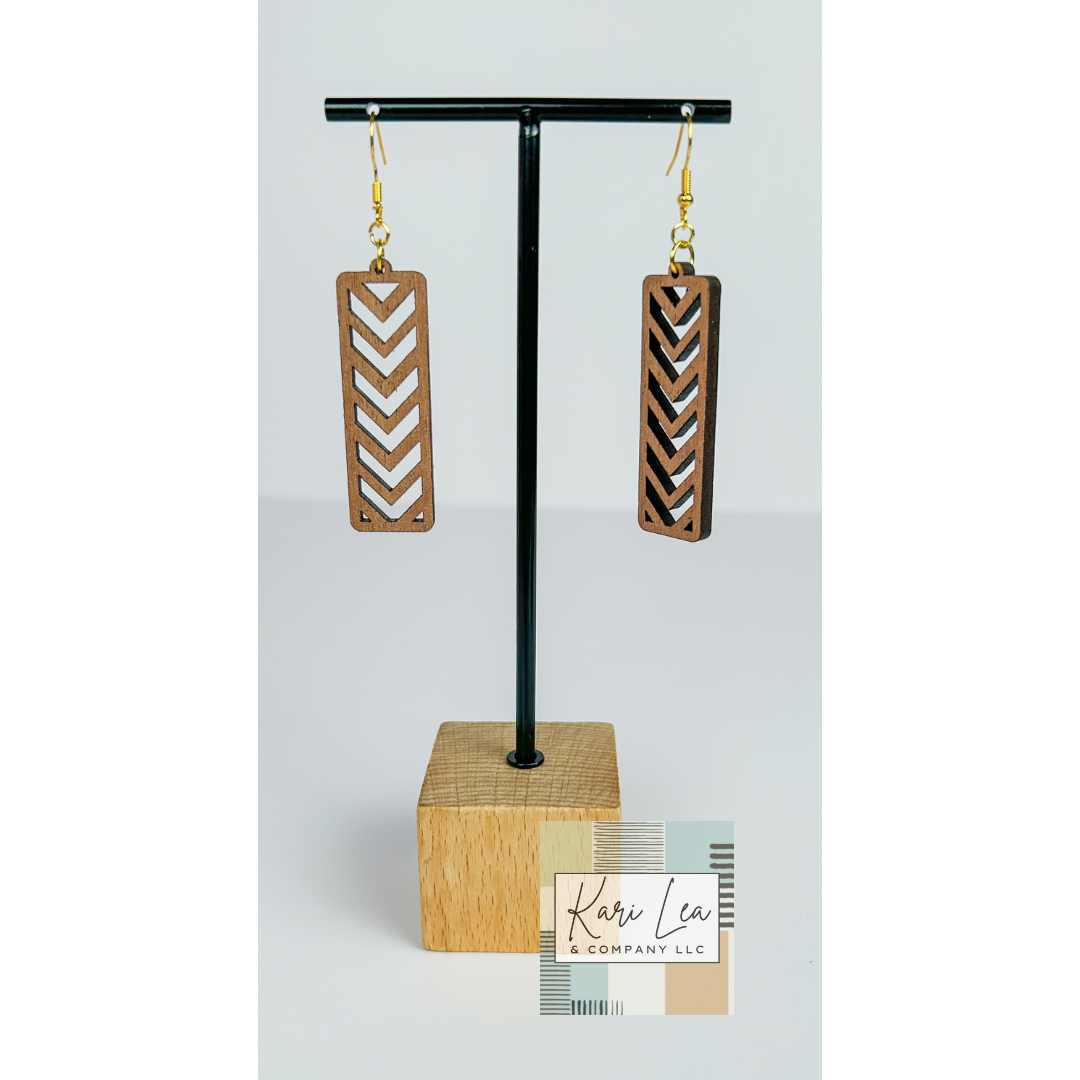 Chevron Bar Earrings
