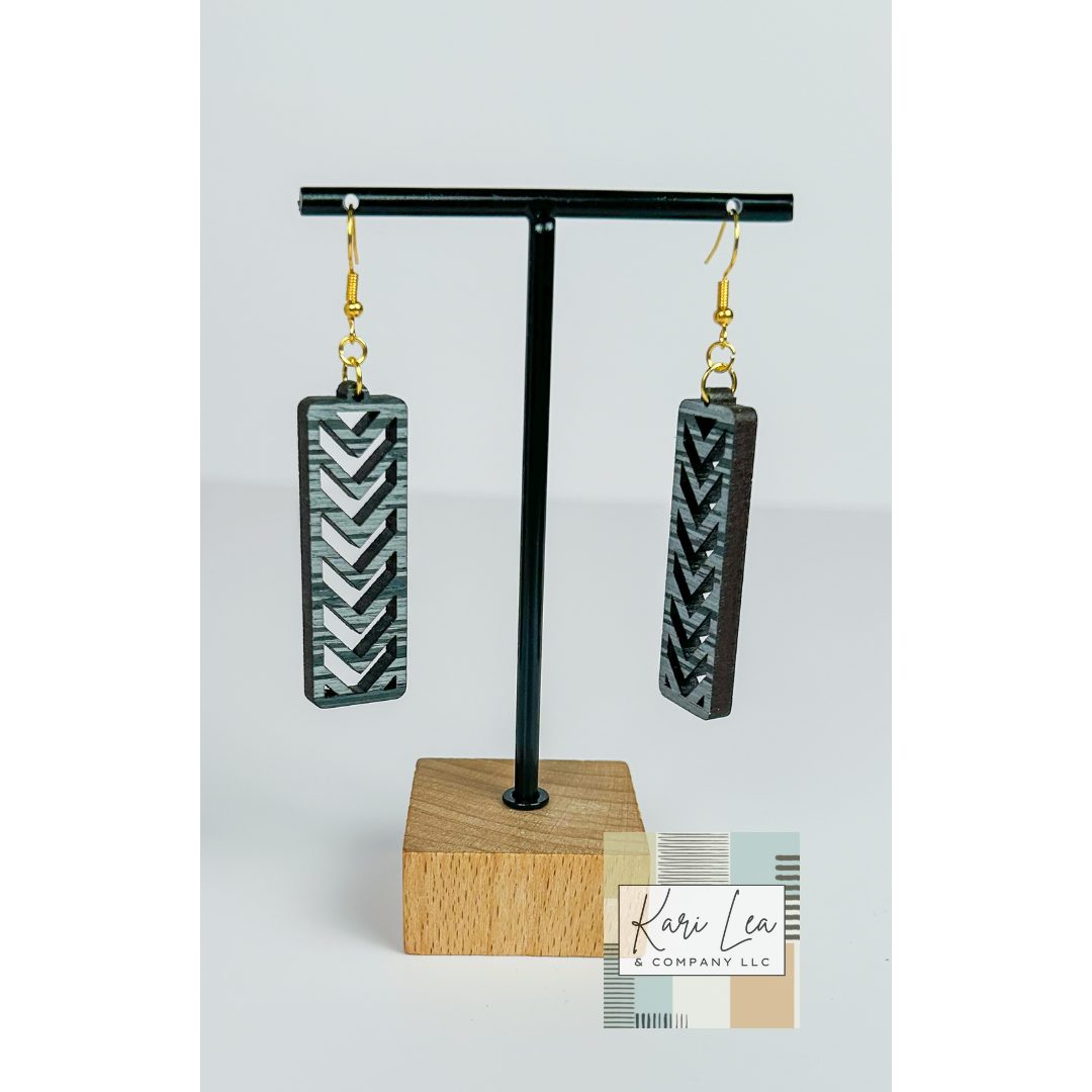Chevron Bar Earrings