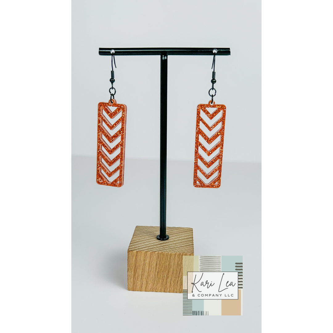 Chevron Bar Earrings