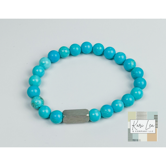 Beaded Stone Bracelet