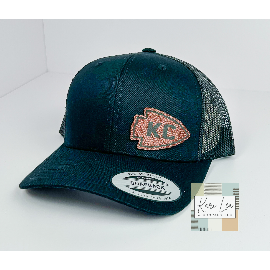 KC Inspired Leather Patch Hats