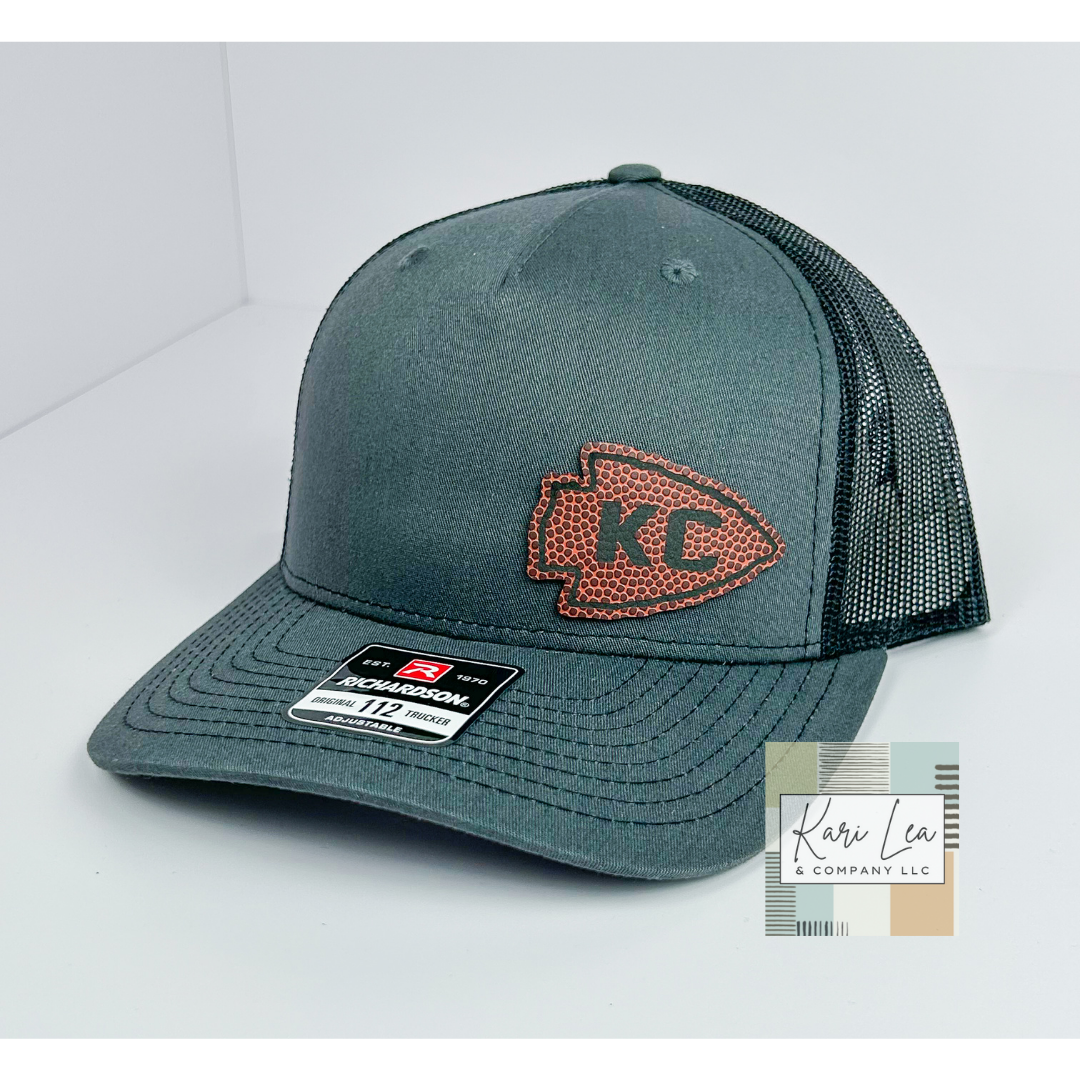 KC Inspired Leather Patch Hats