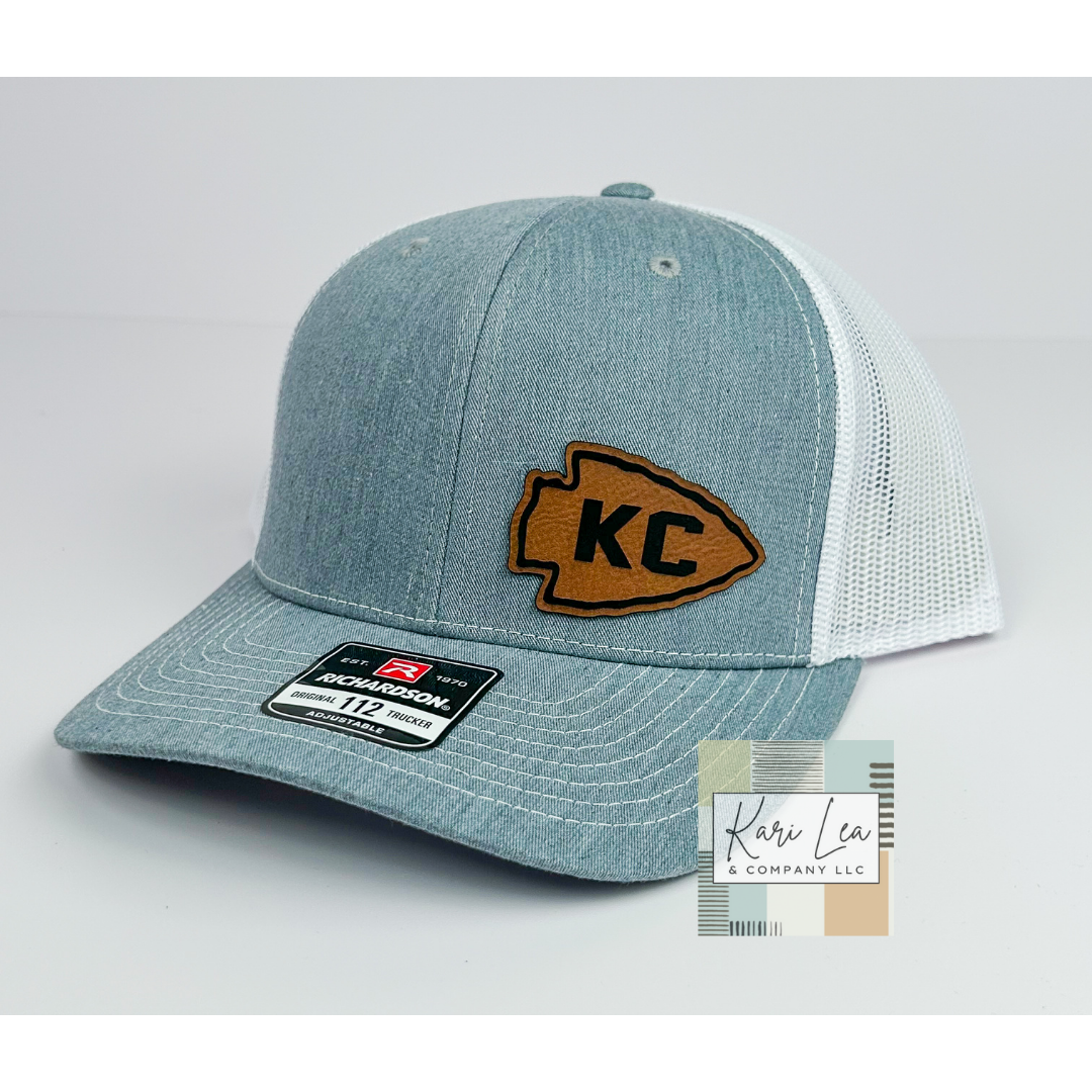 KC Inspired Leather Patch Hats
