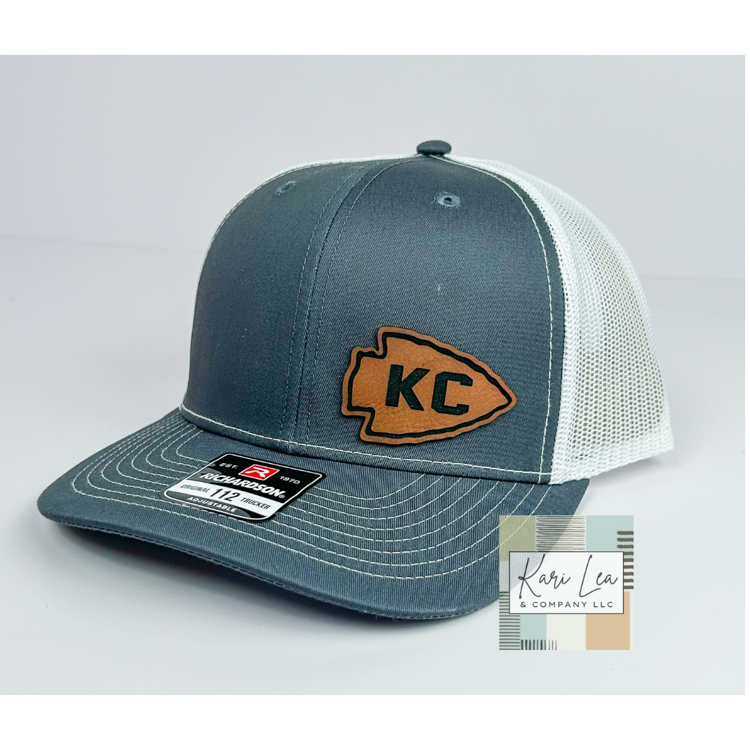 KC Inspired Leather Patch Hats