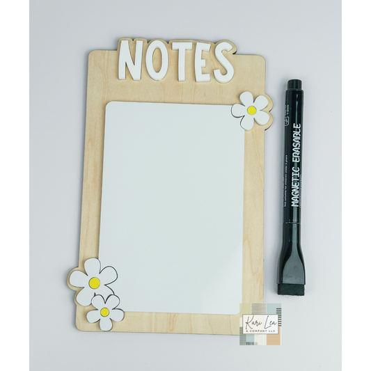 NOTES Dry Erase Notepad