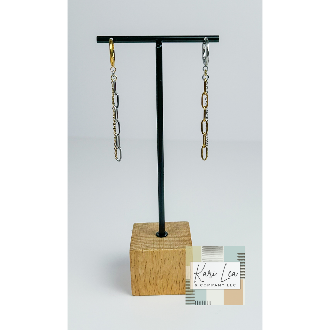 Mixed Media Dangle Earrings