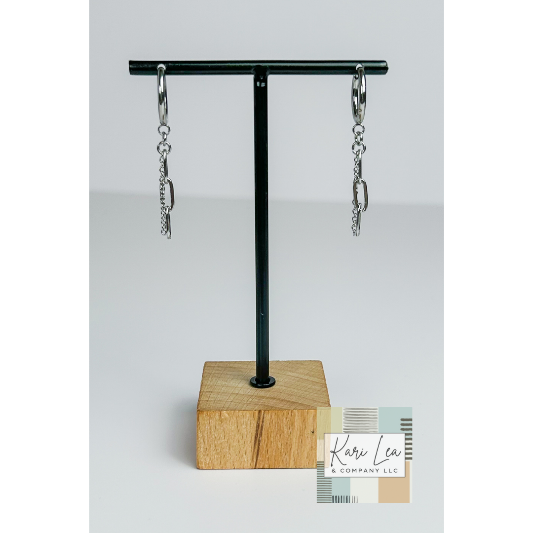 Mixed Media Dangle Earrings