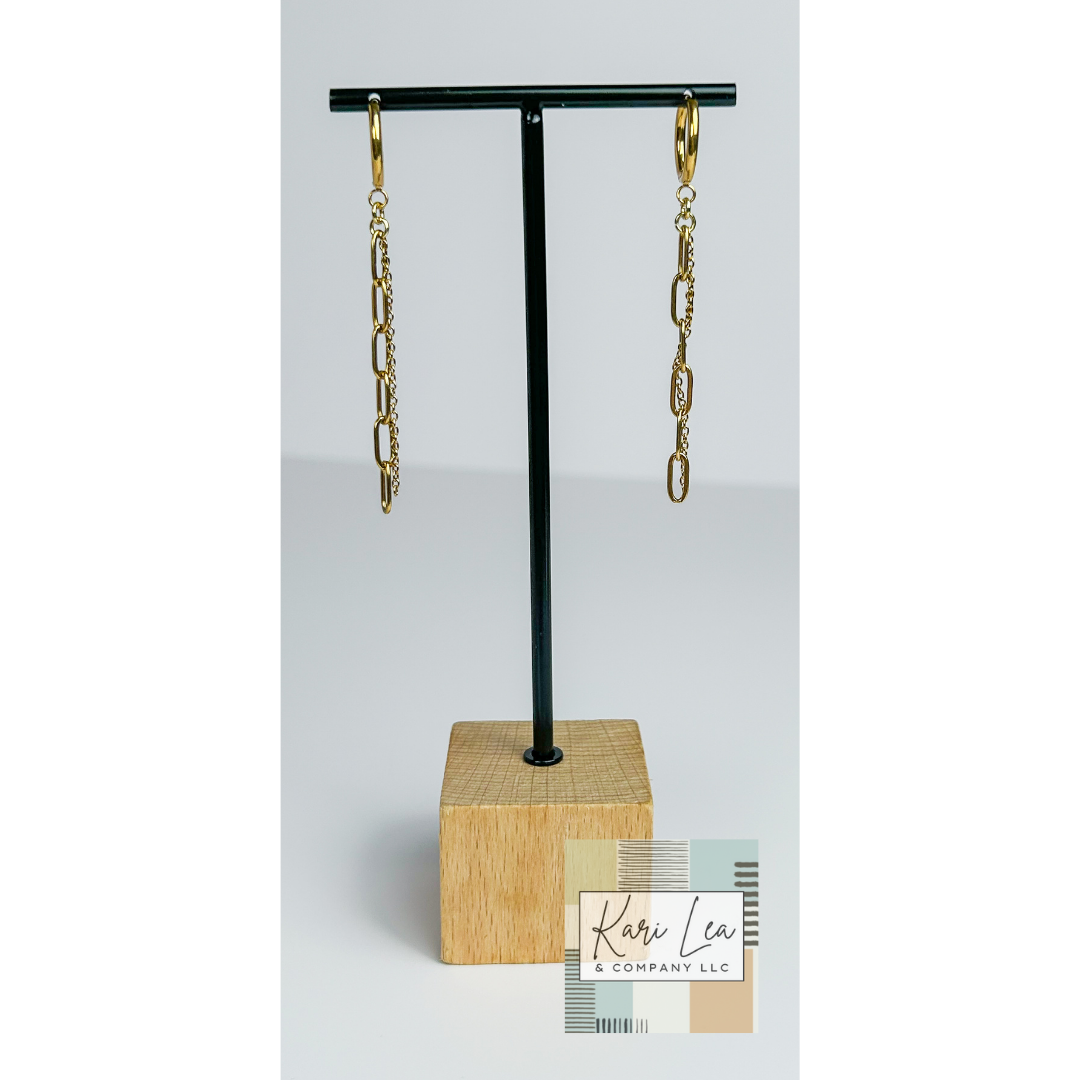 Mixed Media Dangle Earrings
