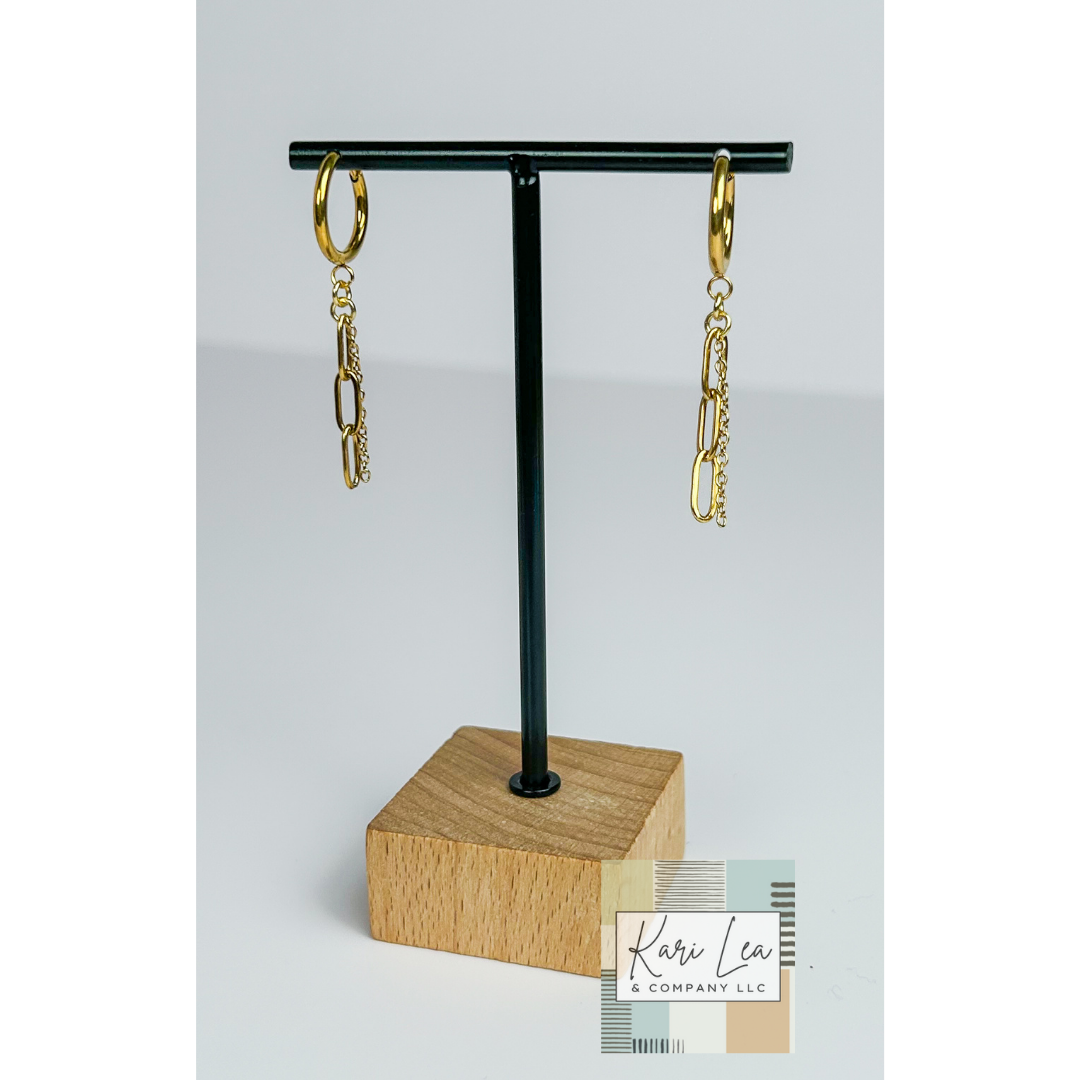Mixed Media Dangle Earrings
