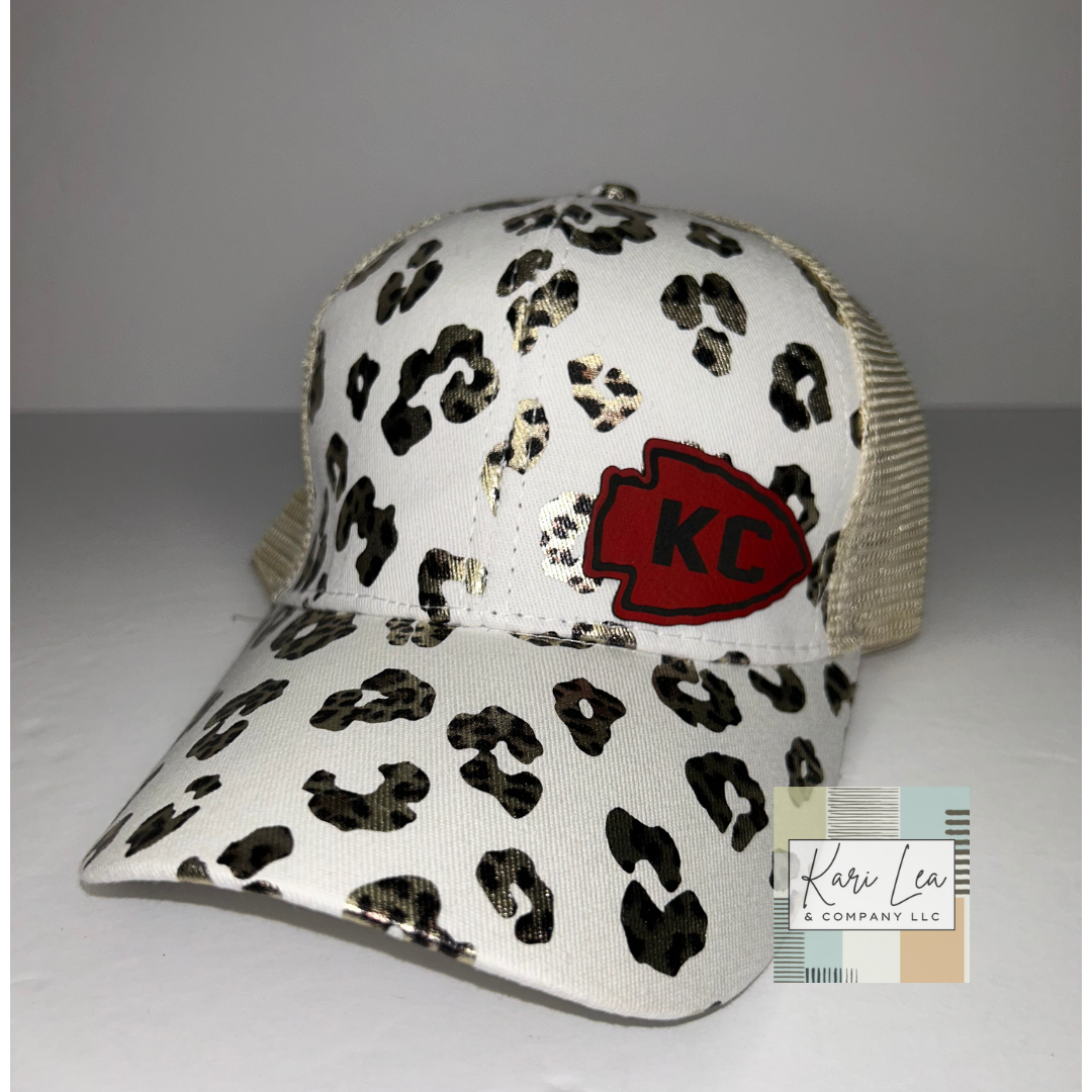 KC Inspired Leather Patch Hats