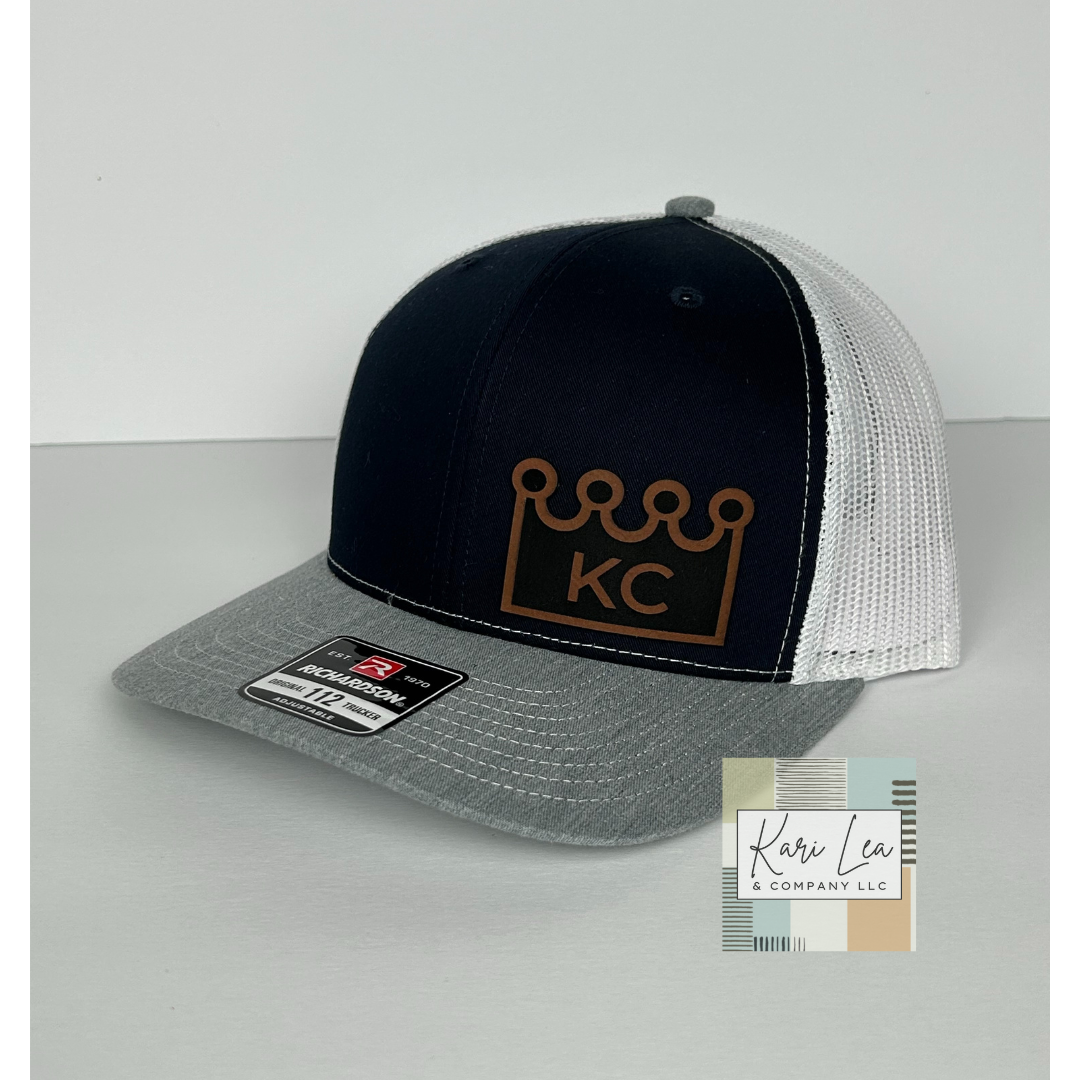 KC Inspired Leather Patch Hats