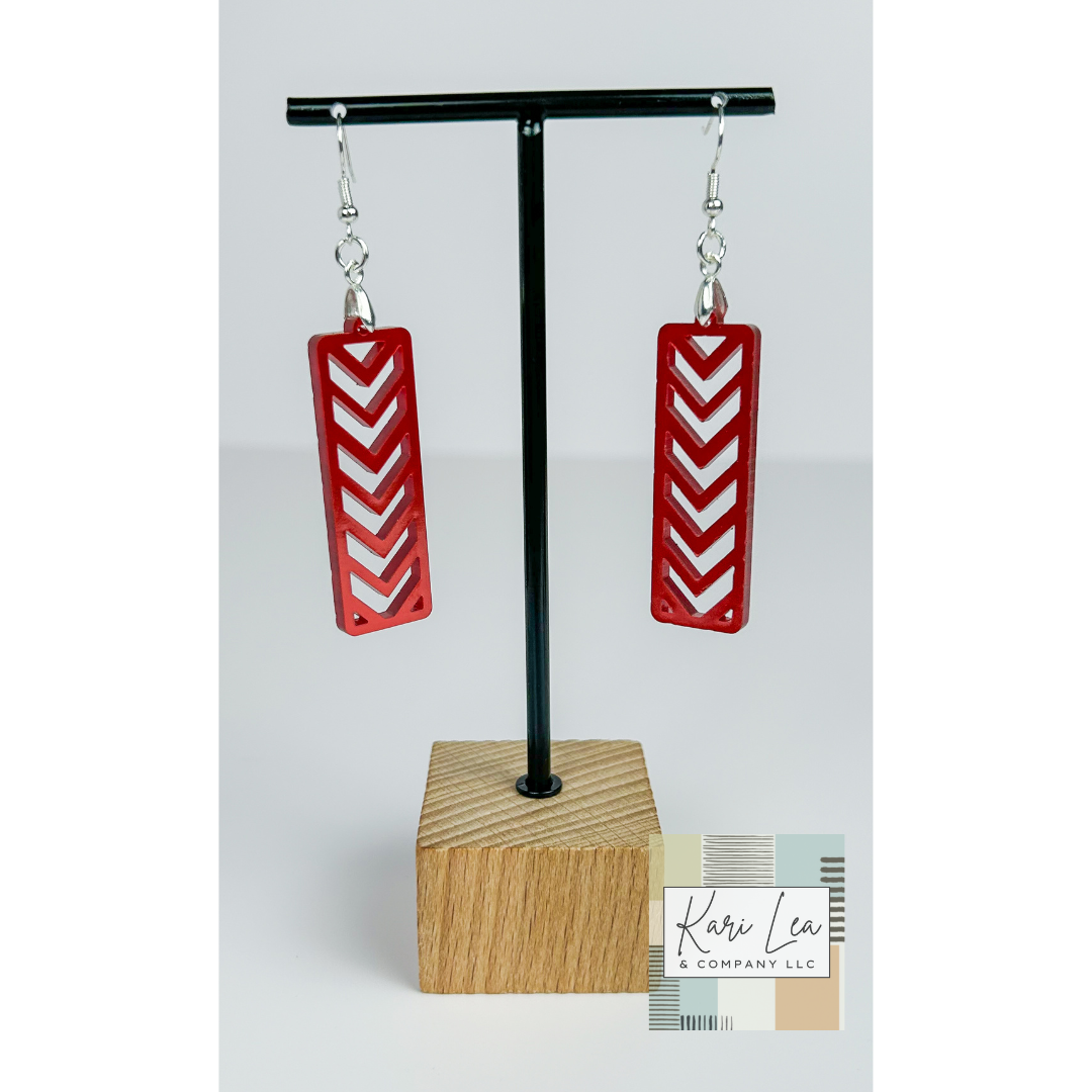 Chevron Bar Earrings