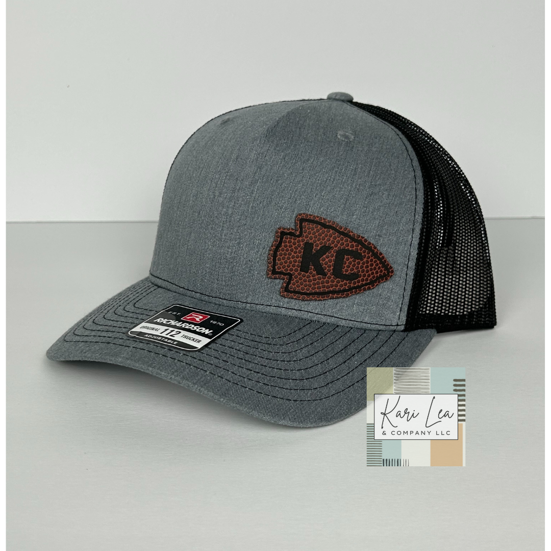 KC Inspired Leather Patch Hats