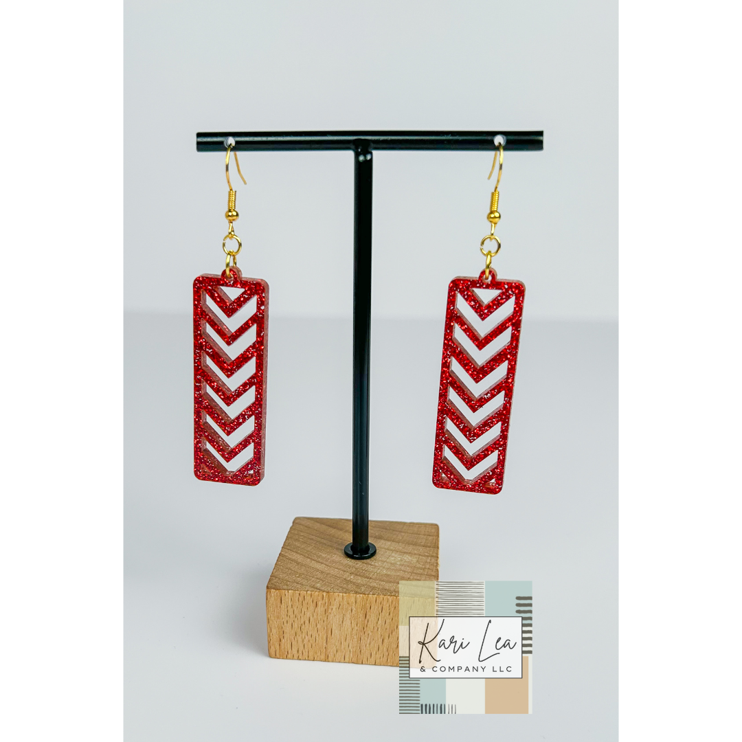 Chevron Bar Earrings
