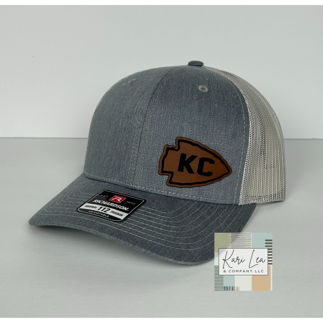 KC Inspired Leather Patch Hats