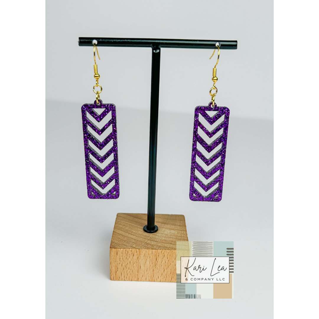 Chevron Bar Earrings
