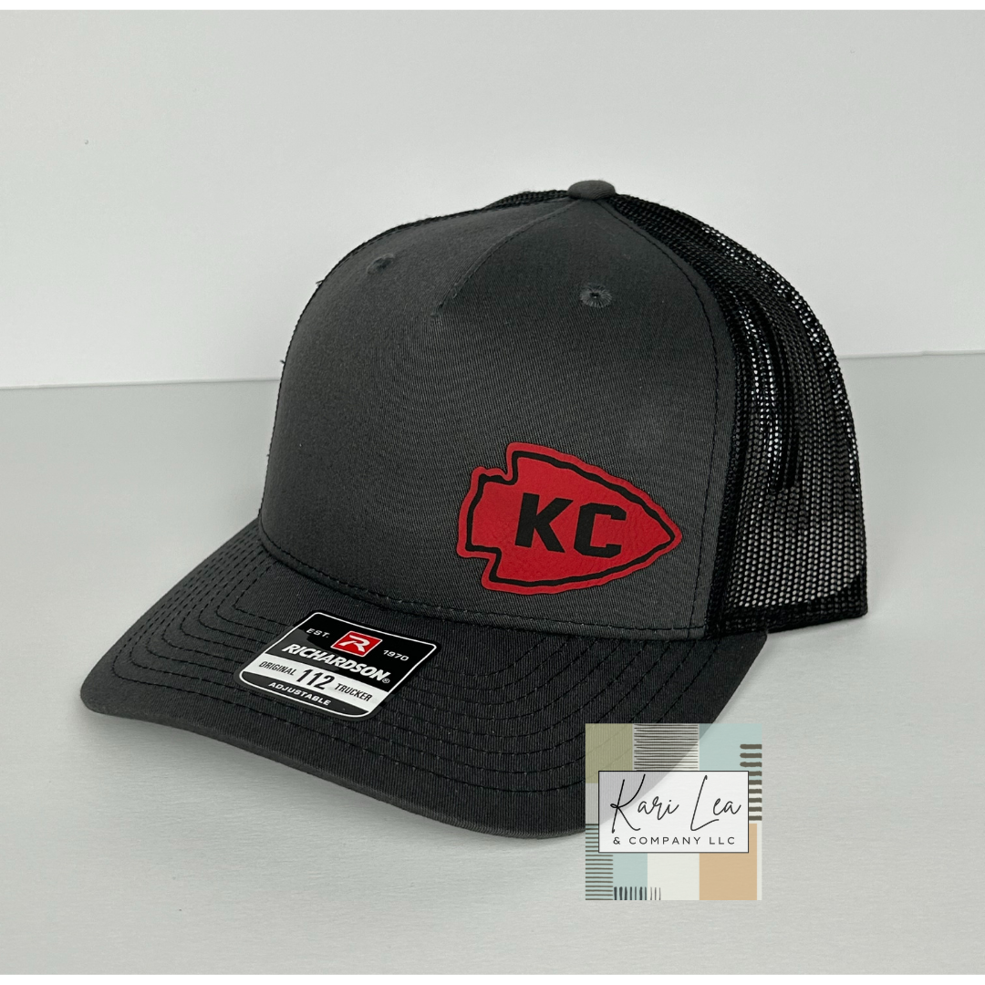 KC Inspired Leather Patch Hats