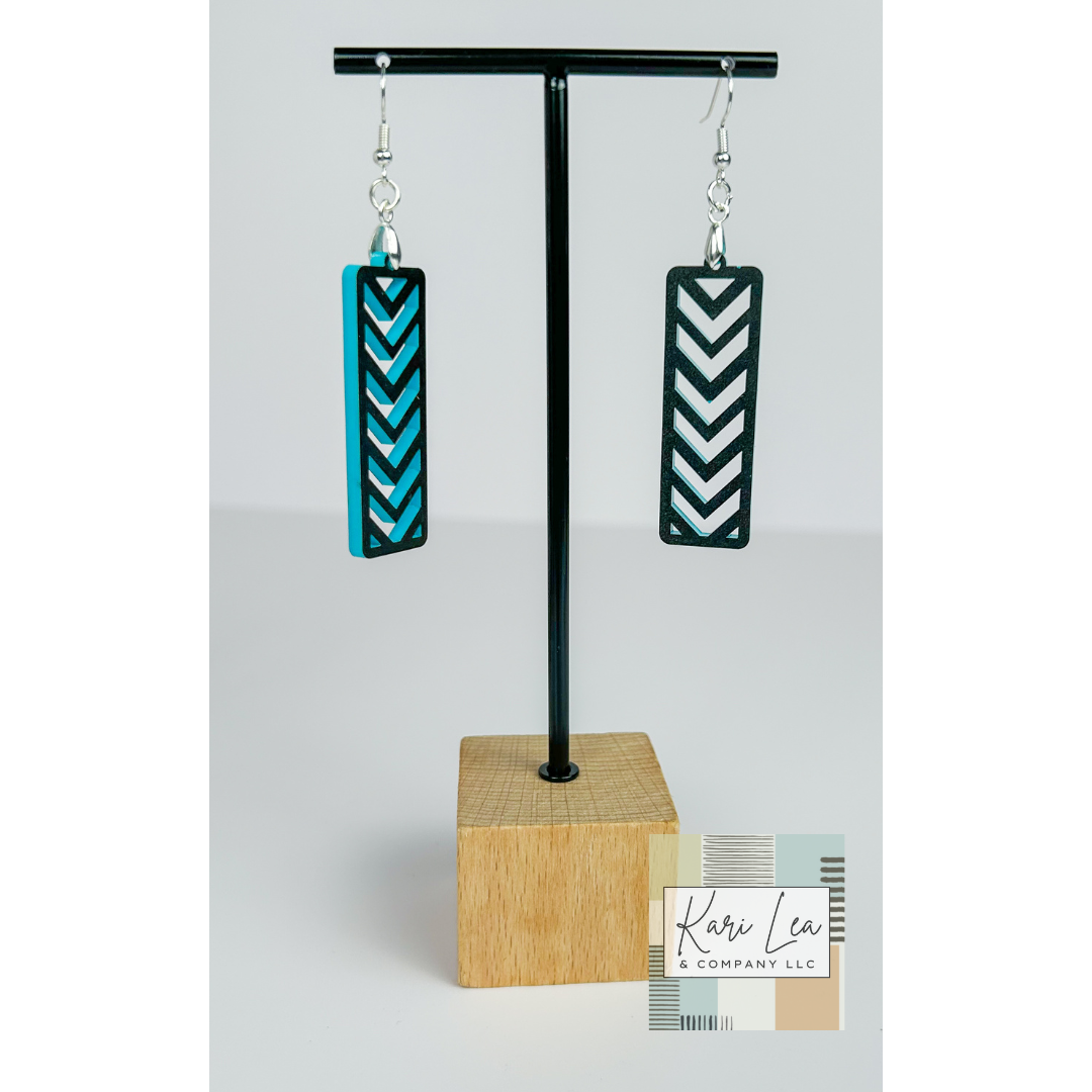 Chevron Bar Earrings