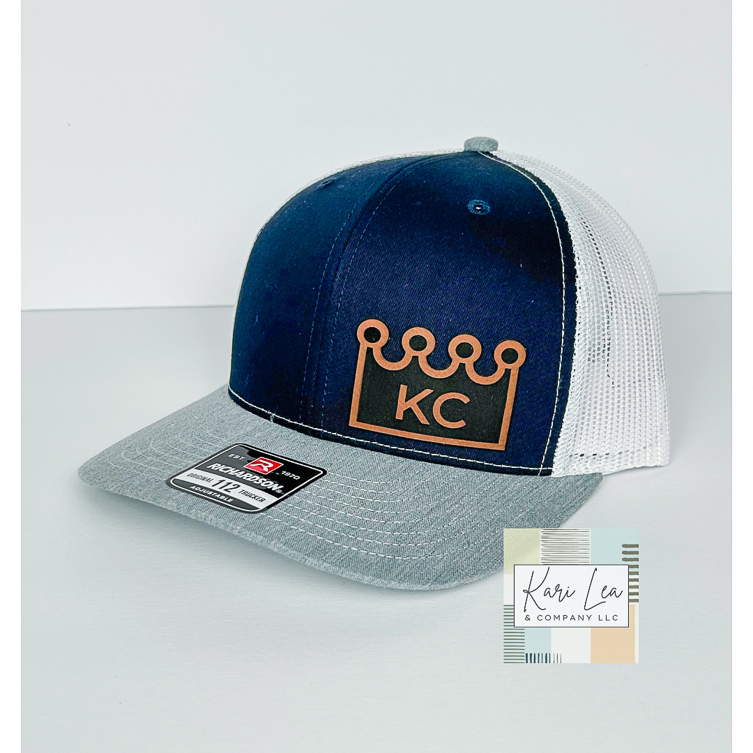 KC Inspired Leather Patch Hats