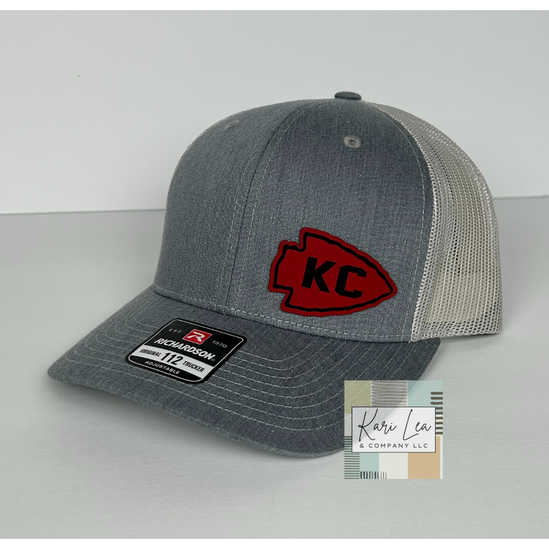 KC Inspired Leather Patch Hats