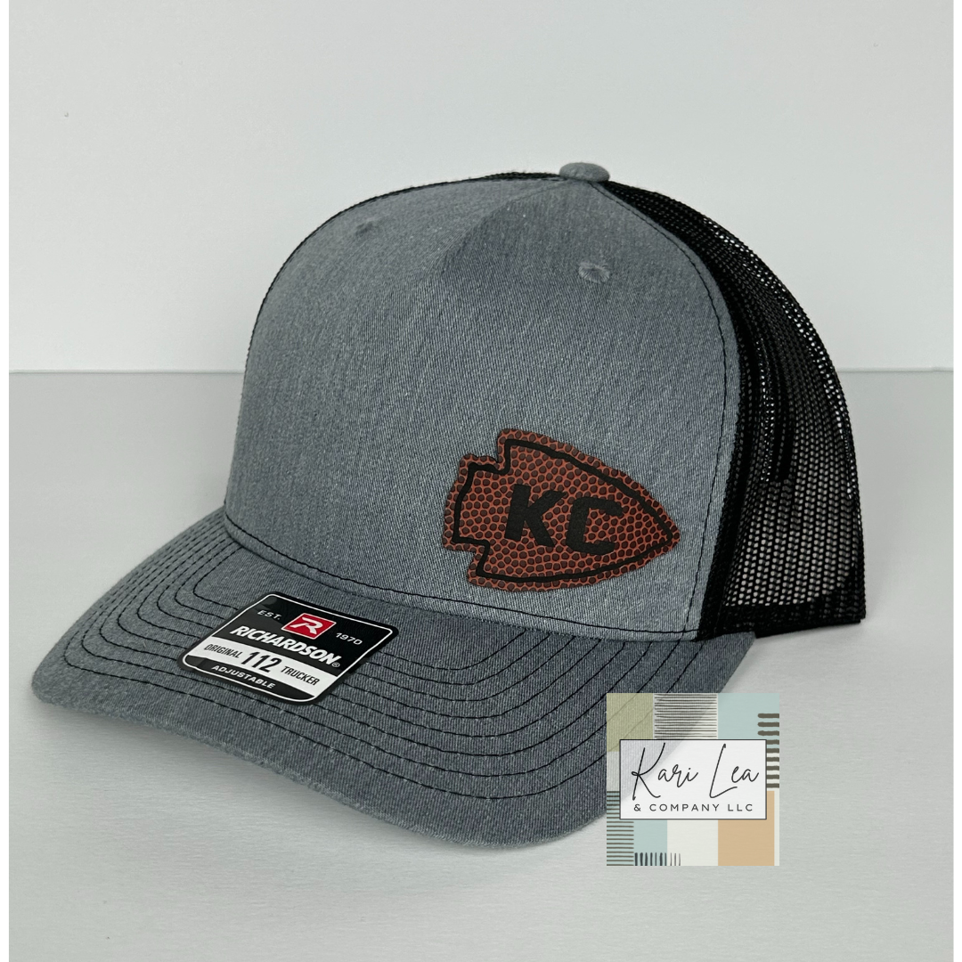 KC Inspired Leather Patch Hats