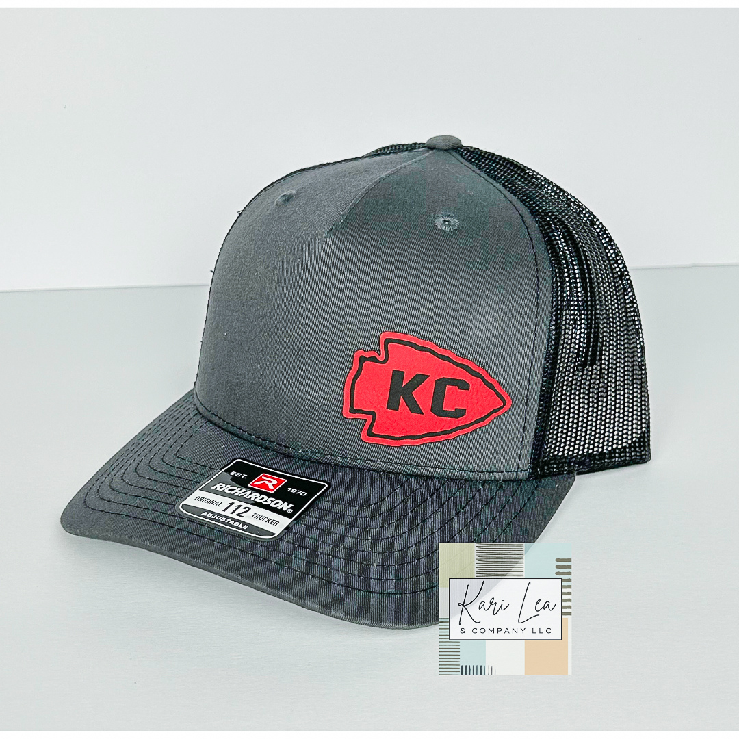 KC Inspired Leather Patch Hats