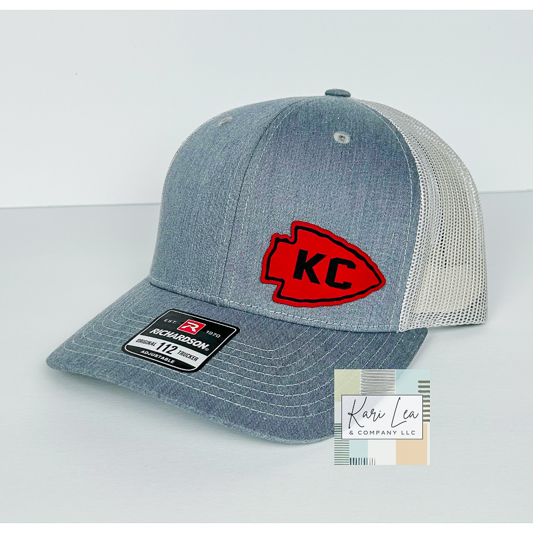 KC Inspired Leather Patch Hats