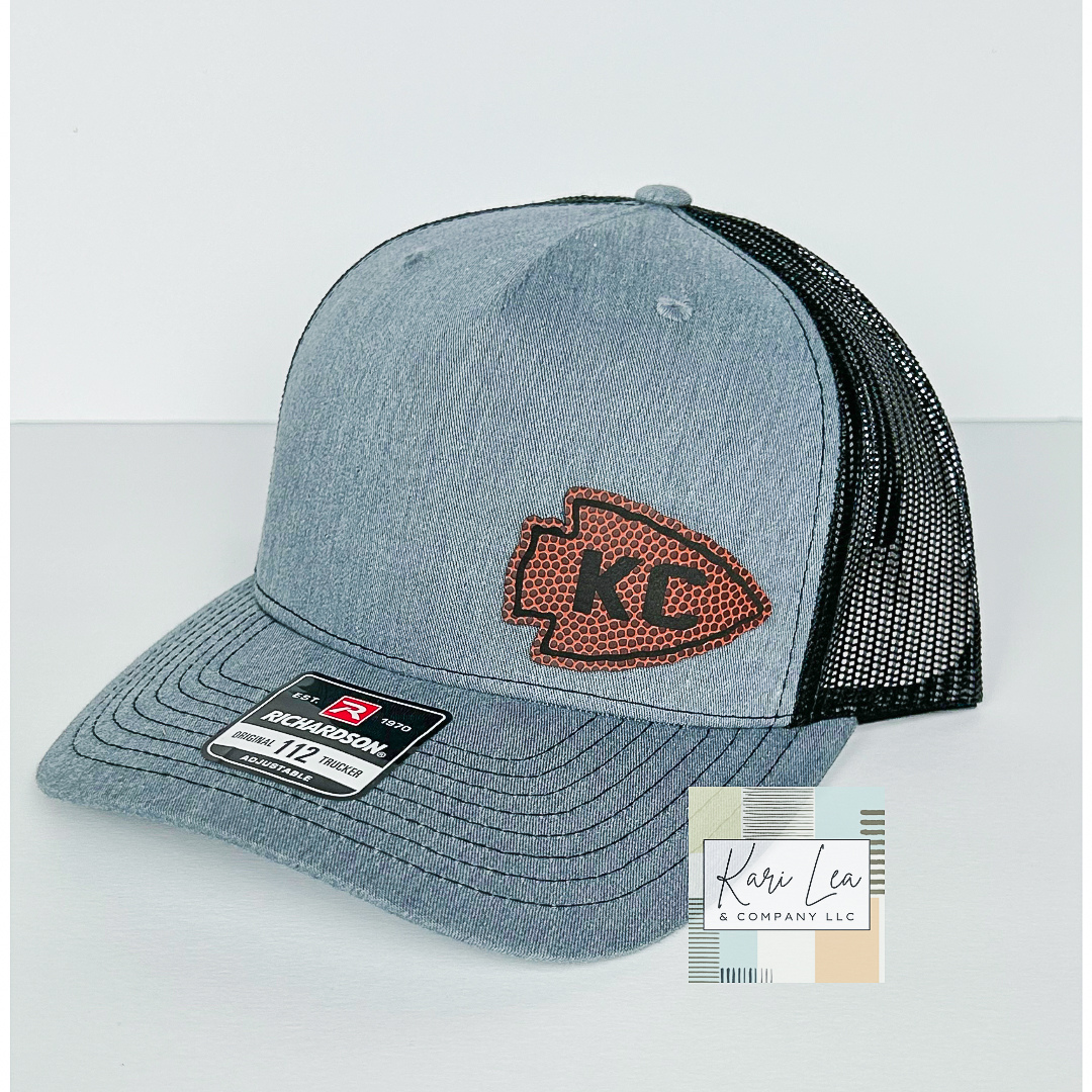 KC Inspired Leather Patch Hats