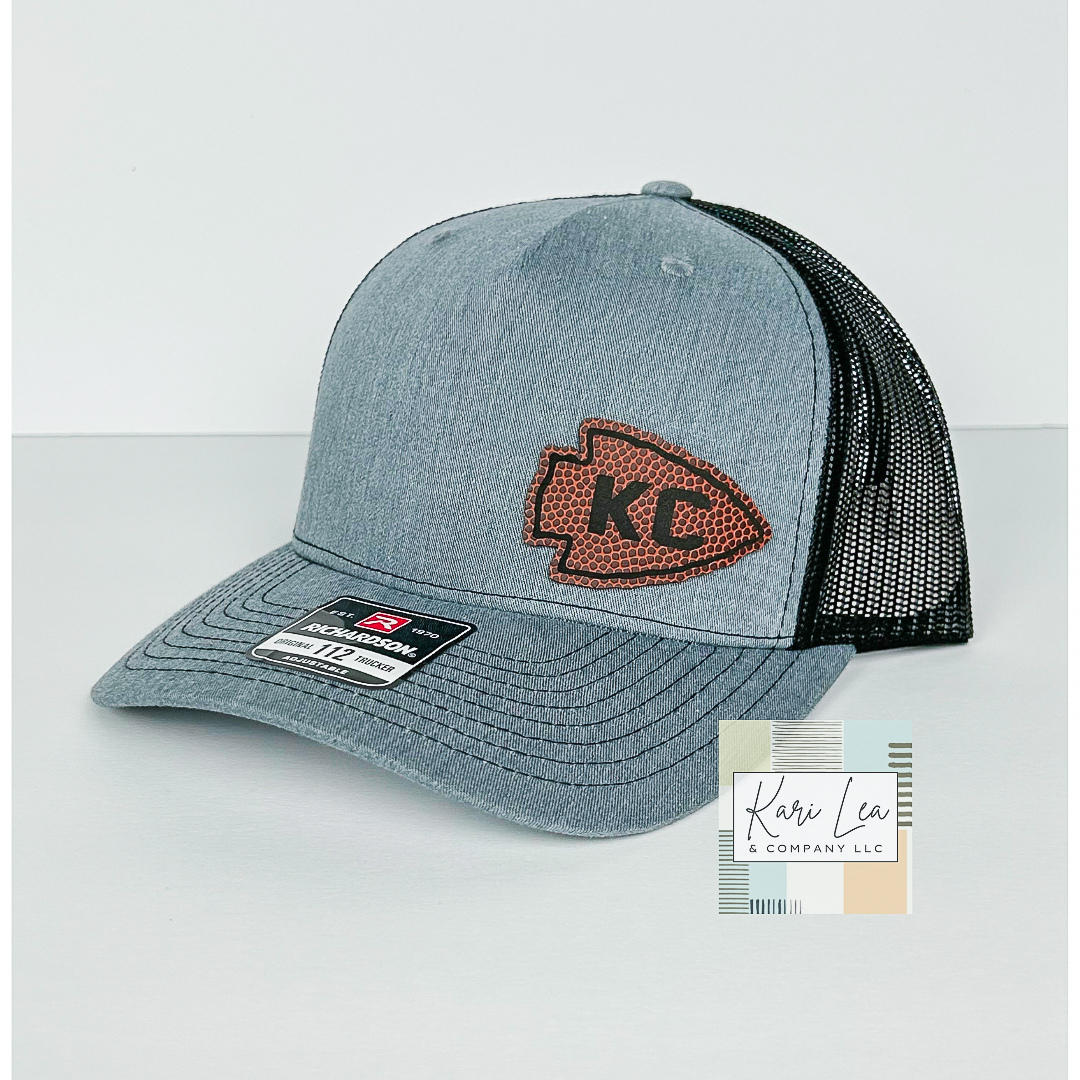 KC Inspired Leather Patch Hats