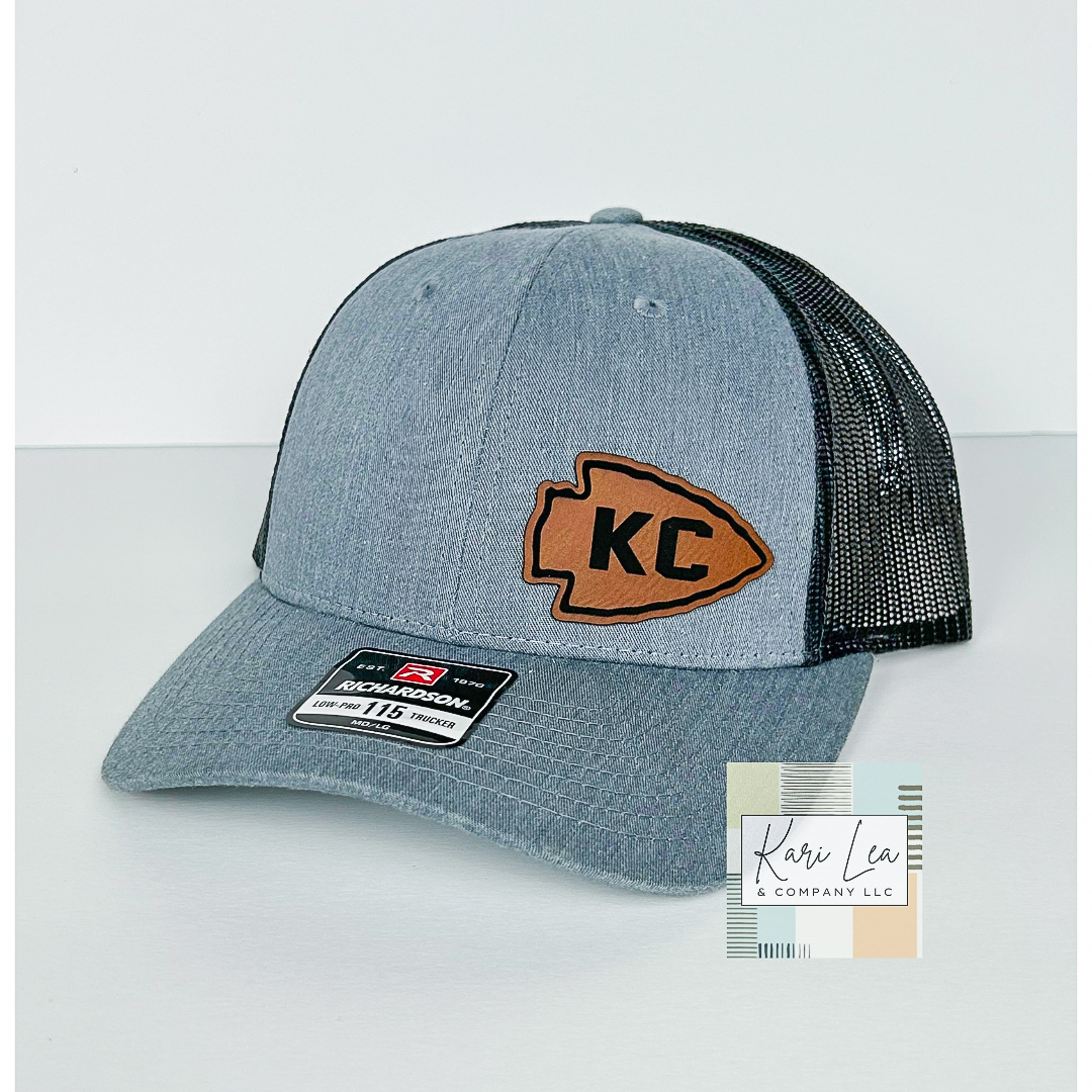 KC Inspired Leather Patch Hats