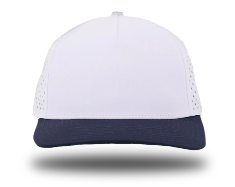 Wood & Leather American Flag Patch Hat - Performance Hat