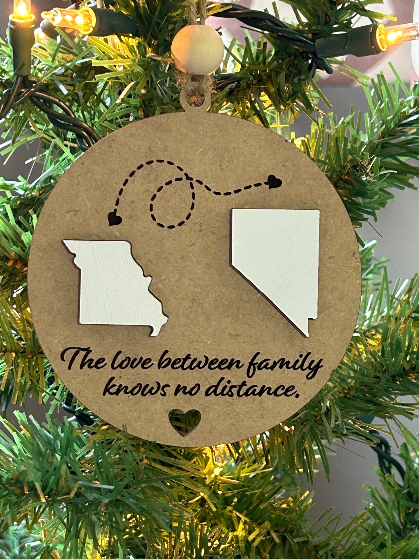 Long Distance Ornament and/or Magnet