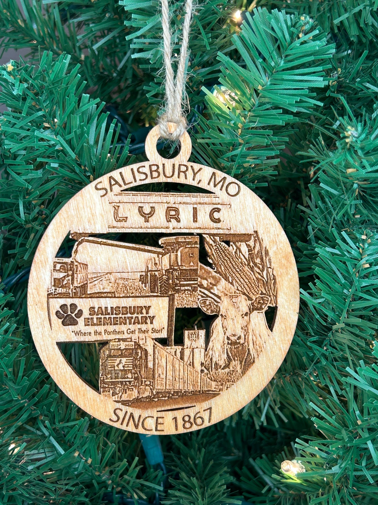 Salisbury, MO Hometown - Ornament and/or Magnet